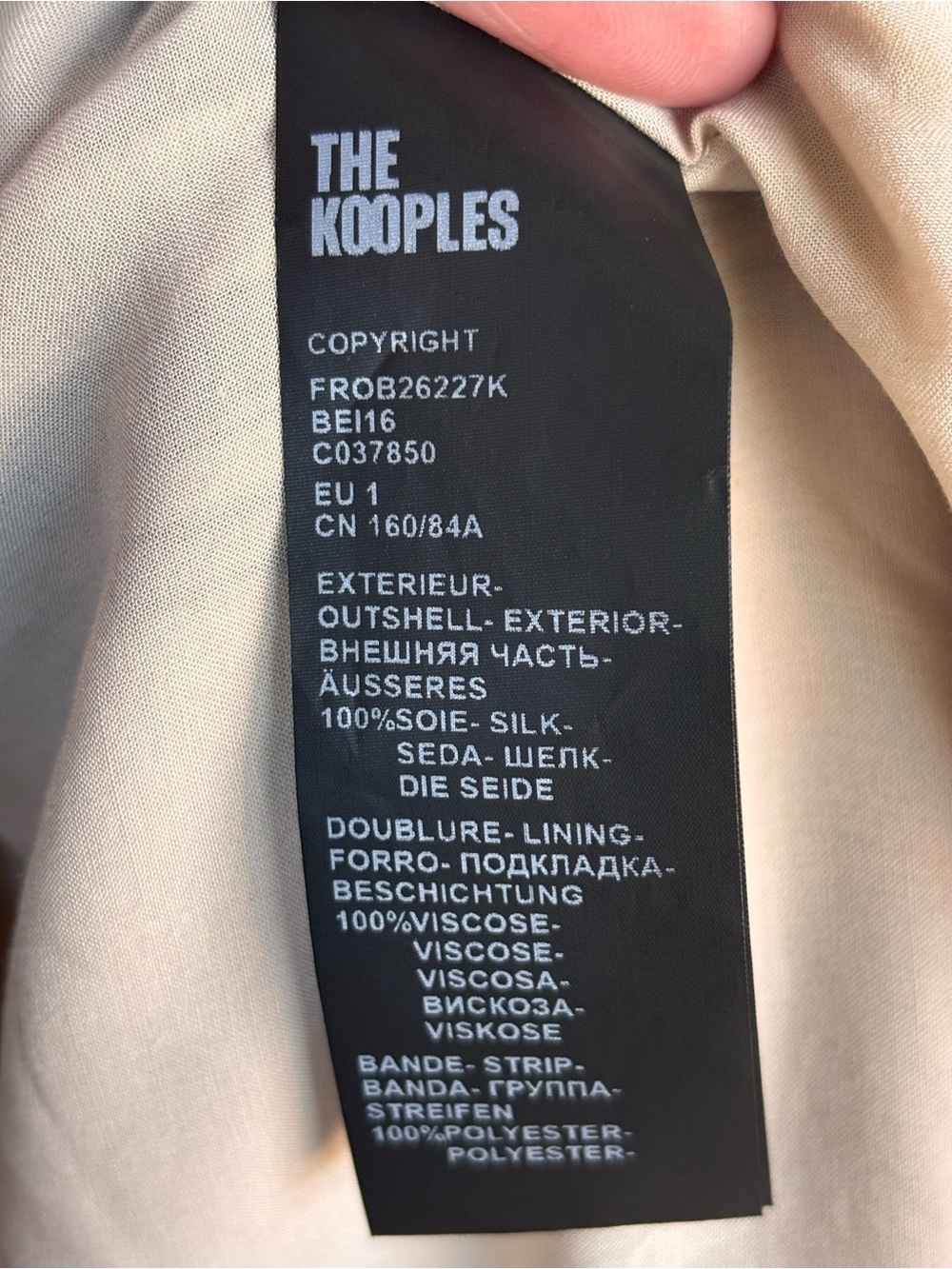 THE KOOPLES 100% Silk Marble Print Mini Dress NWT FR 1 Parisian Chic - Picture 14 of 16